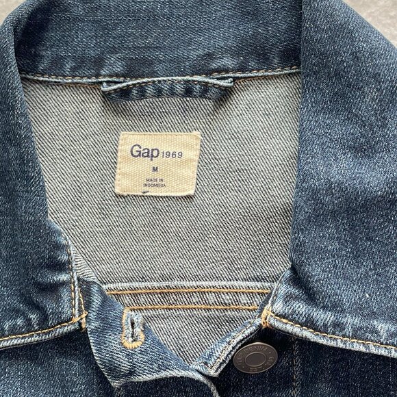 GAP Icon Denim Jacket 1969 Size M - Picture 3 of 3